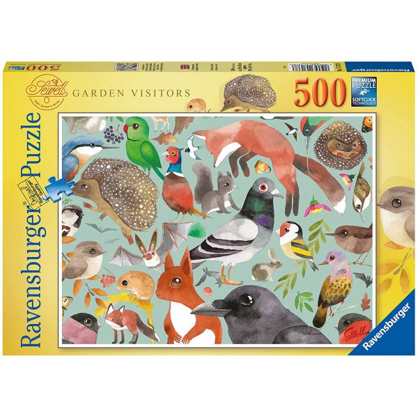 500 Piece Puzzle - Garden Visitors