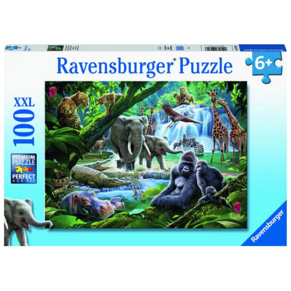 100 piece XXL puzzle - Jungle Animals