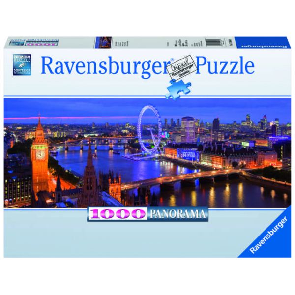 1000 Piece Panorama Puzzle - London by Night