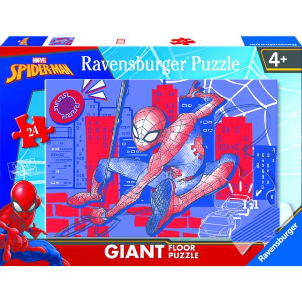 24 Piece Giant Floor Puzzle - Spiderman