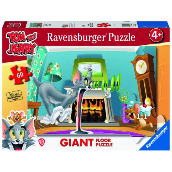 Giant 60 Piece Puzzle - Tom &amp; Jerry