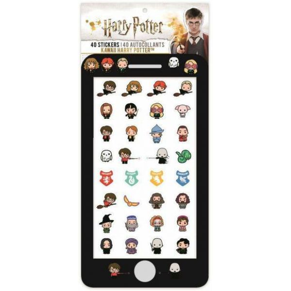 40 stickers Harry Potter Kawaii