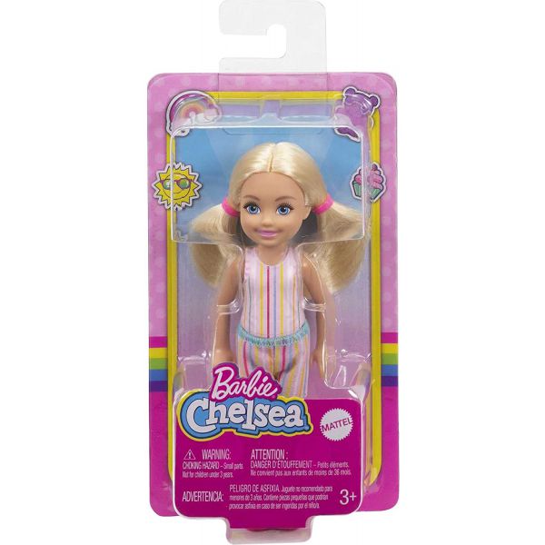 Barbie - Club Chelsea Pink Striped Dress