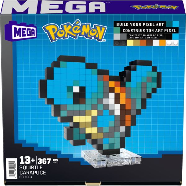 MEGA Pokémon Pixel Art Squirtle