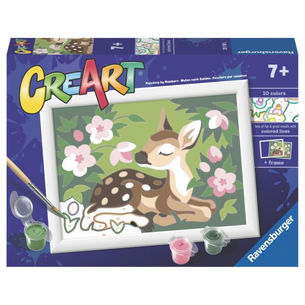 CreArt Serie E Classic - Fawn among the flowers