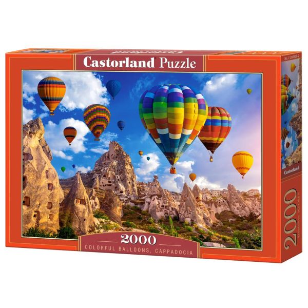 Puzzle 2000 Pieces - Colorful Balloons, Cappadocia