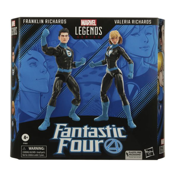 Marvel - Legends Series: Fantastici Quattro, Franklin Richards e Valeria Richards
