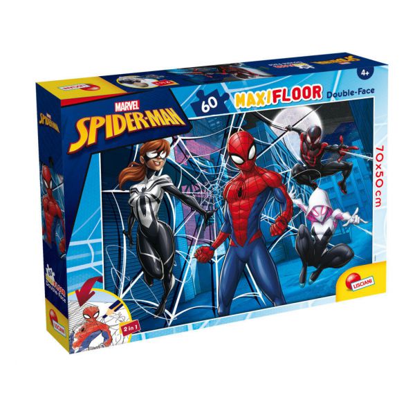 Puzzle da 60 Pezzi Maxi Double Face - Spider-Man