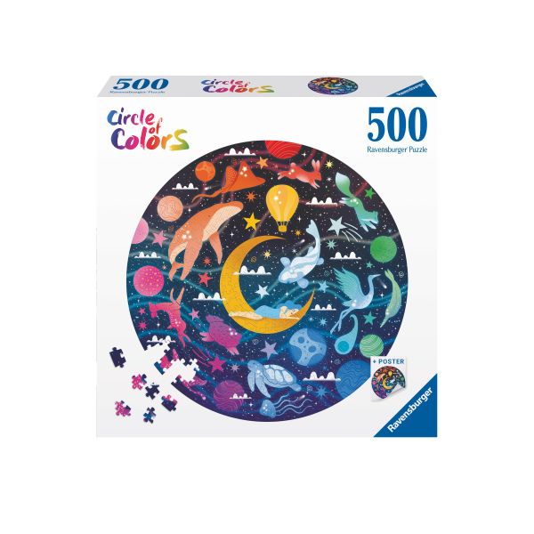 500 Piece Puzzle - Circle of Colors: Dreams