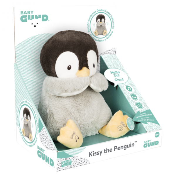 Gund - Kissy Interactive Talking Penguin