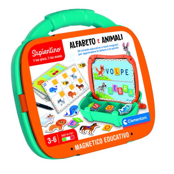 Magnetic case Alphabet and Animals