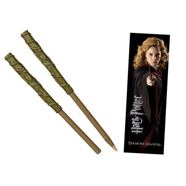 Bacchetta penna e Segnalibro di Hermione