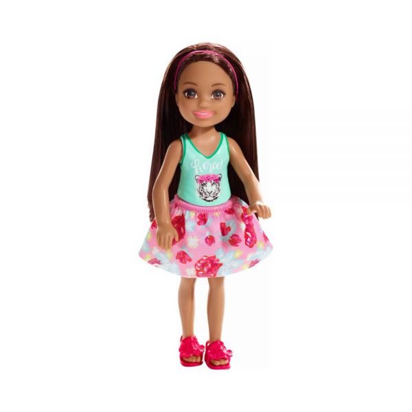 Barbie - Club Chelsea: Tank Top With Tiger And Floral Skirt