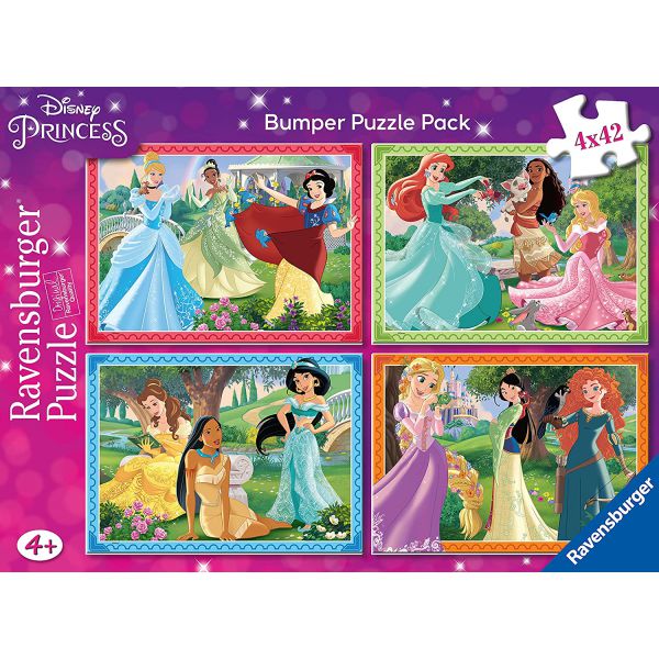 4 42 Piece Puzzle - Disney Princesses