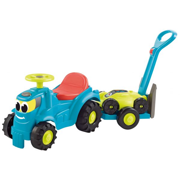 Garden &amp; Season Primipassi 2 in 1 tractor with trailer and 103.5 cm lawnmower