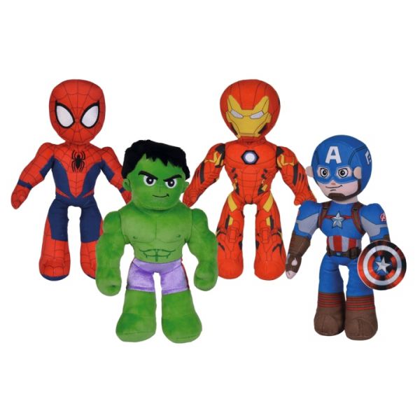 Personaggi posable body cm.25 | 1 modello assortito casualmente (Assortimento composta da: Capitan America, Iron Man, Spider Man, Hulk)