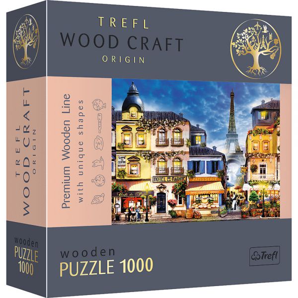 1000 Piece Woodcraft Puzzle - French Alley