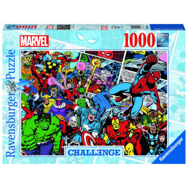 Puzzle da 1000 Pezzi - Fantasy: Challenge Marvel 