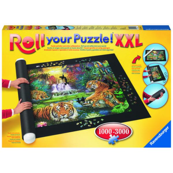Roll-up puzzle mat from 1000 to 3000 pieces