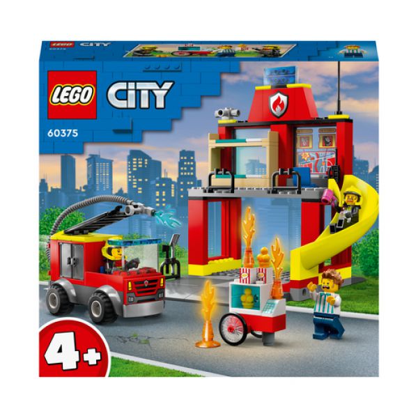 City - Fire Station and Fire Engine