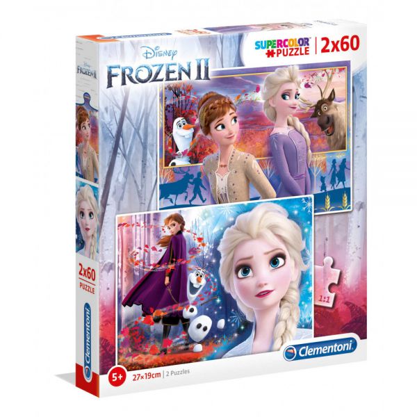 2 Puzzle da 60 Pezzi - Frozen 2