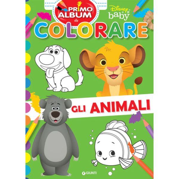 Disney Baby - Primo Album da Colorare: Gli Animali