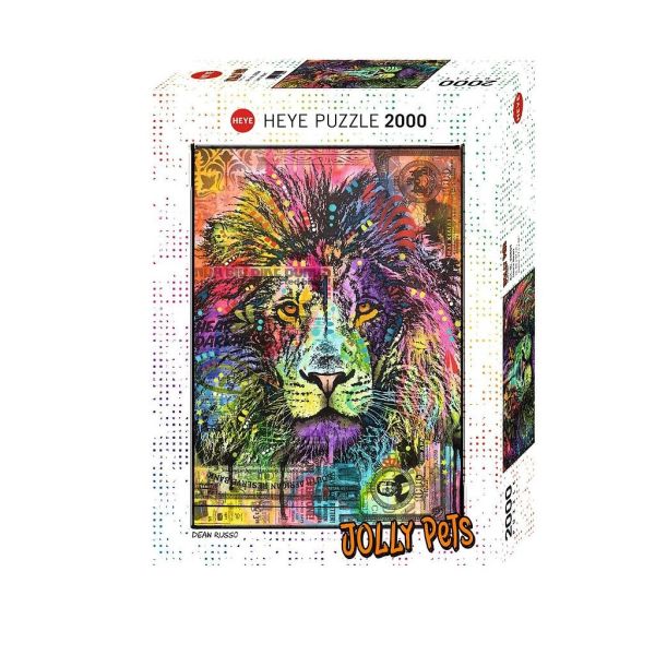 Puzzle 2000 pz - Lion's Heart, Jolly Pets