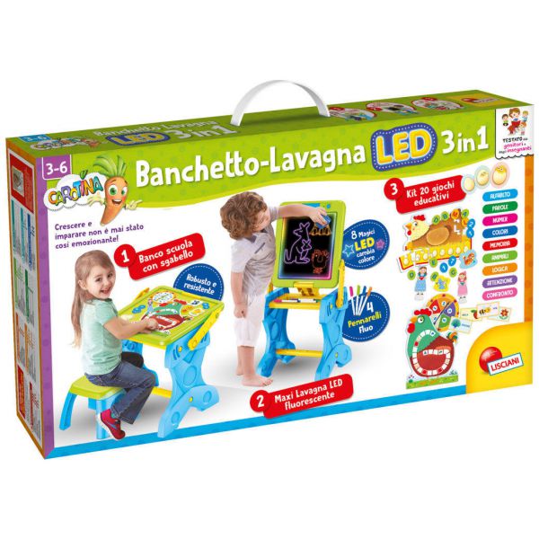 CARROT BANQUET LED PLAY AND LEARN 3 IN 1