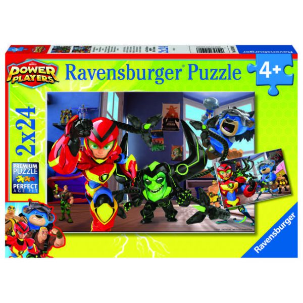 2 24 Piece Puzzles - Power Players