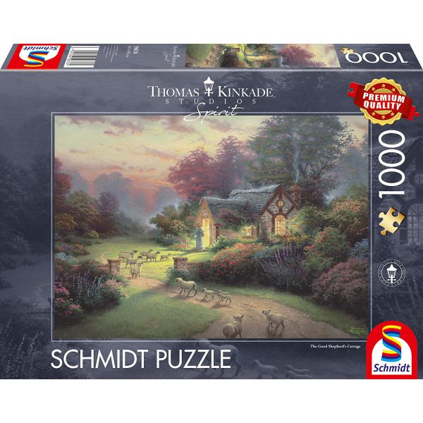Puzzle da 1000 Pezzi - Thomas Kinkade: Cottage del Buon Pastore