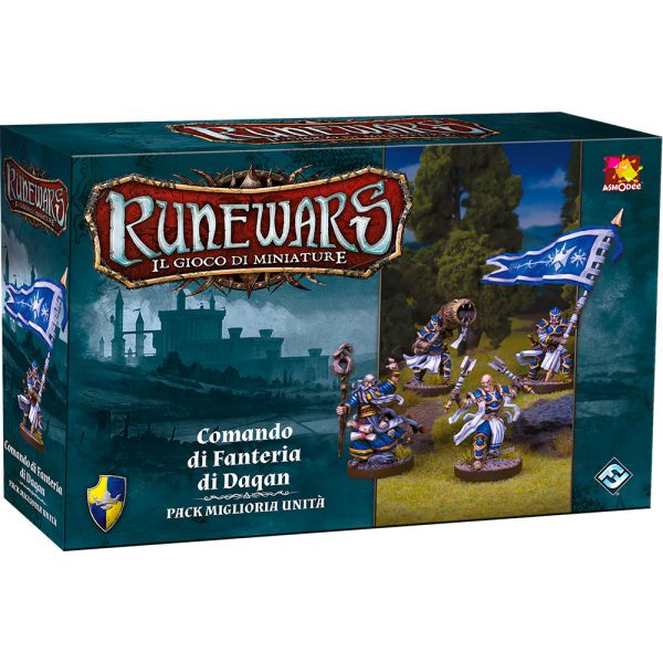 Runewars: Il Gioco di Miniature - Comando di Fanteria di Daqan