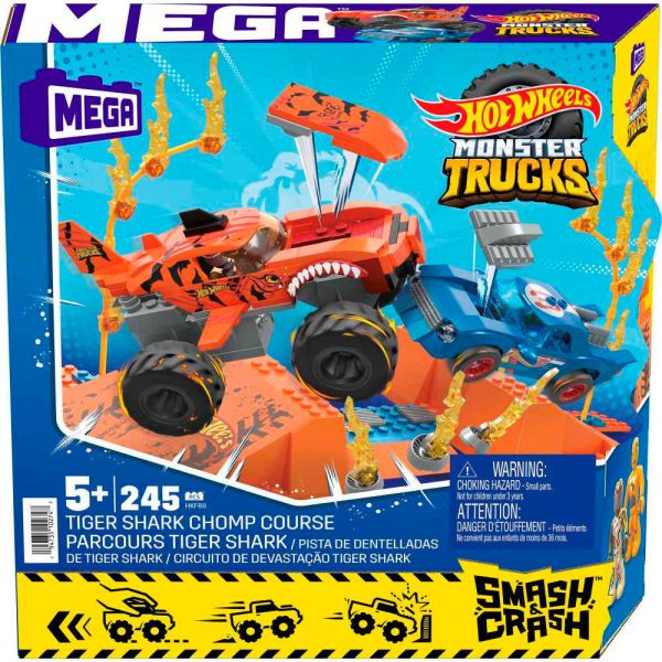 Mega Bloks - Hot Wheels: Tiger Shark Super Scontri