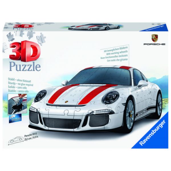 Puzzle da 108 Pezzi 3D Serie Midi - Porsche 911