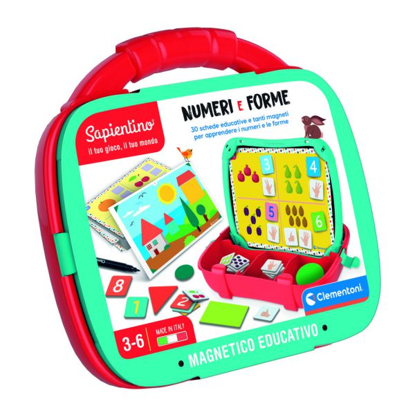 Sapientino - Magnetic Case Numbers and Shapes