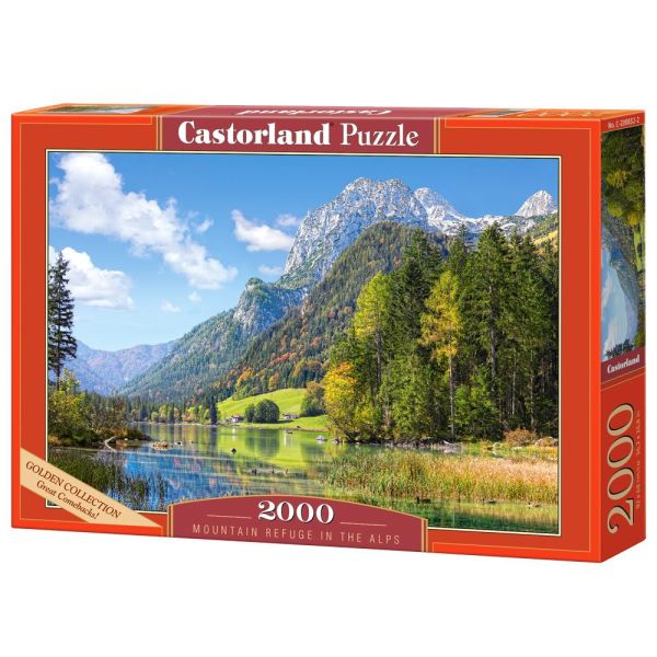 Puzzle da 2000 Pezzi - Rifugio di Montagna nelle Alpi