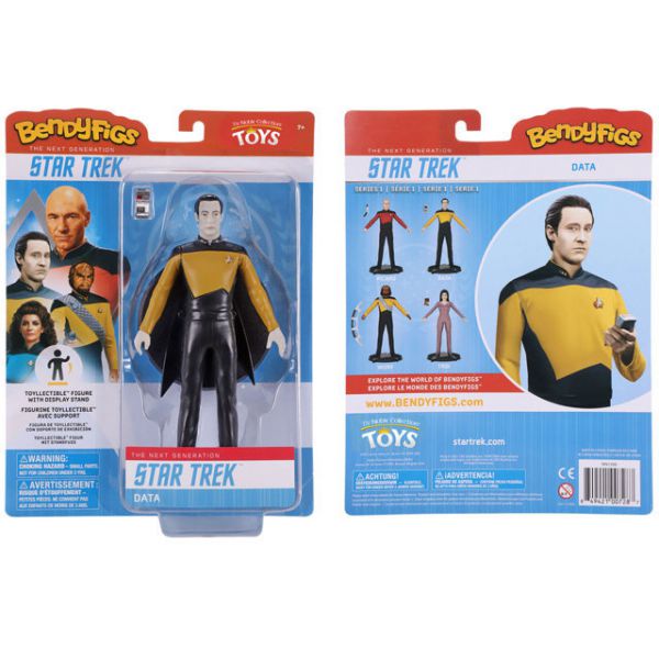 Data - Bendyfigs Articulated Character - Star Trek The Next Generation