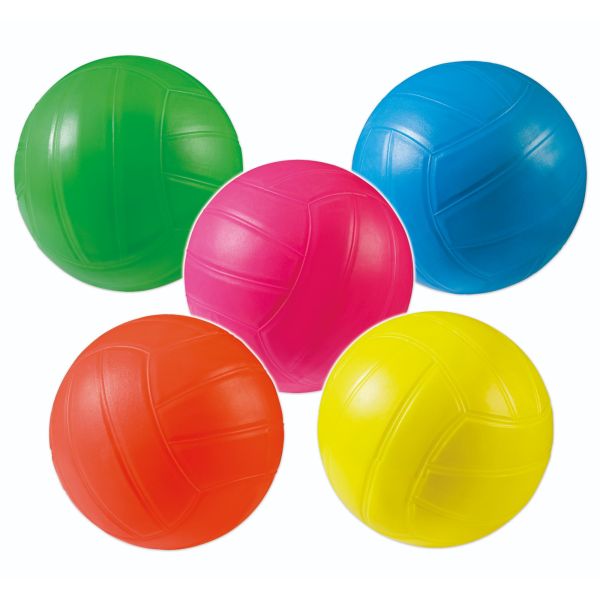 VOLLEY BALL 14 CM 80 GR. 5 COLORS INFLATION