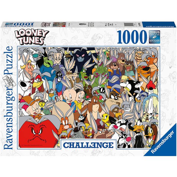 1000 Piece Puzzle - Challenge: Looney Tunes