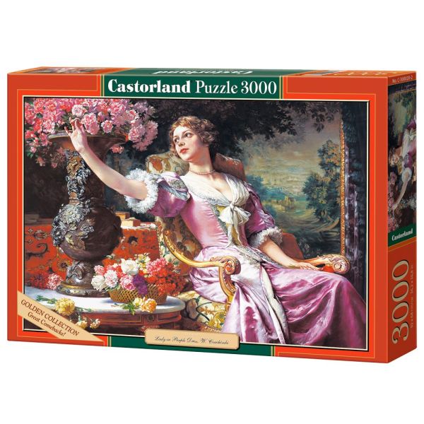 Puzzle 3000 Pezzi - Lady in Purple Dress, W.Czachórski