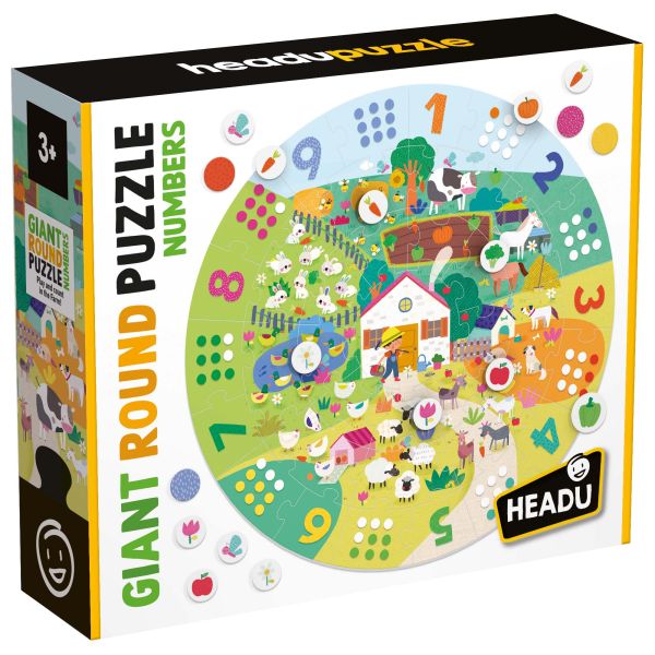 Giant Round Puzzle - Numbers