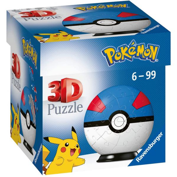  Puzzle da 54 Pezzi 3D - Pokémon: Mega Ball