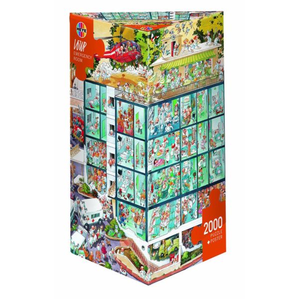 Puzzle 2000 pz Triangolare - Emergency Room, Loup
