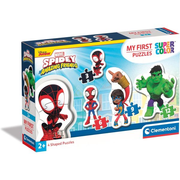 4 Puzzle in 1 My First Puzzles - Spidey & Friends