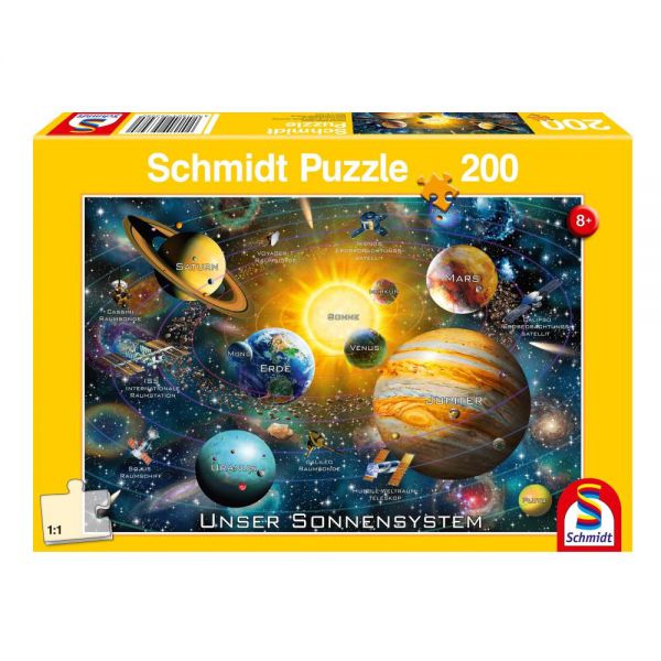 Puzzle da 200 Pezzi - Il Nostro Sistema Solare