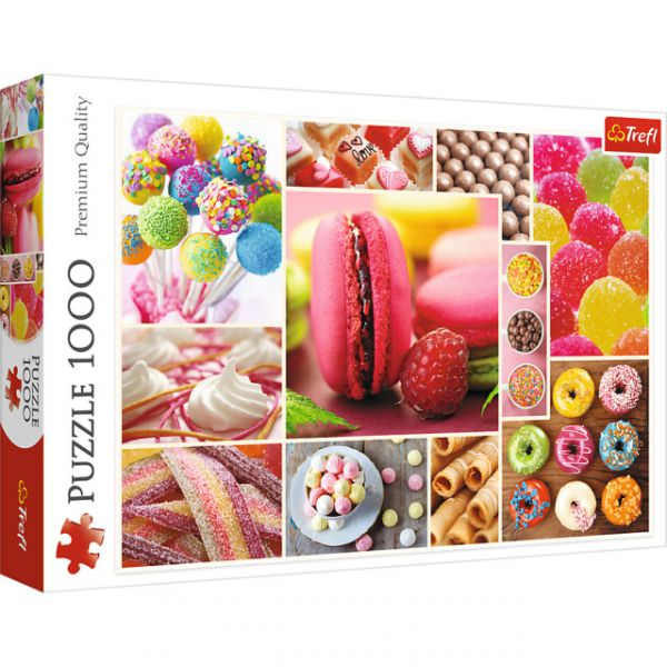 1000 Piece Puzzle - Candy Collage