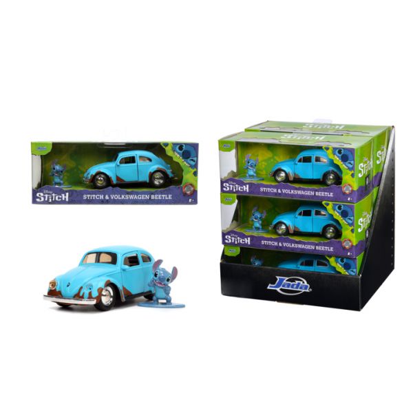 Lilo and Stitch 1959 VW Beetle 1:32 scale die-cast with figure