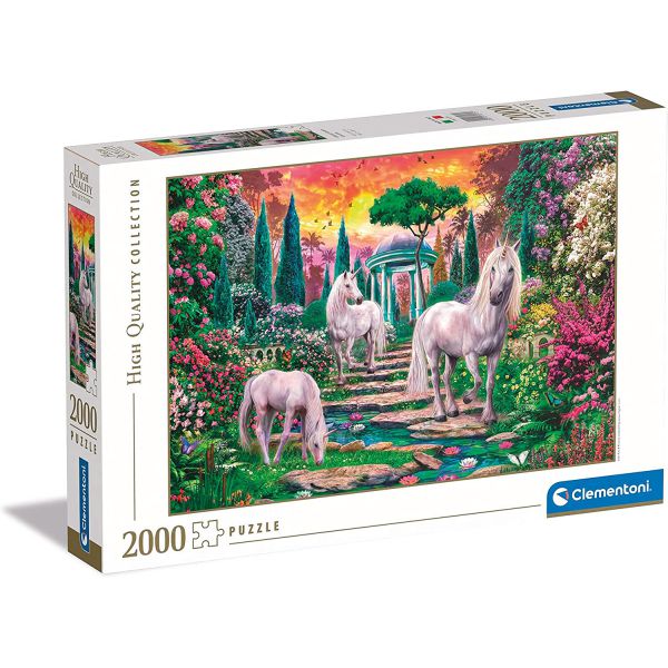 Puzzle da 2000 Pezzi -  Classical Garden Unicorns