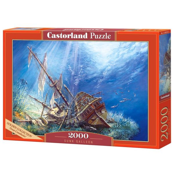 2000 Piece Puzzle - Sunk Galleon