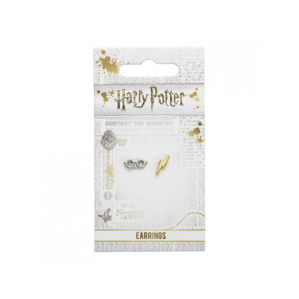 Earrings - Lightning and glasses - Harry Potter