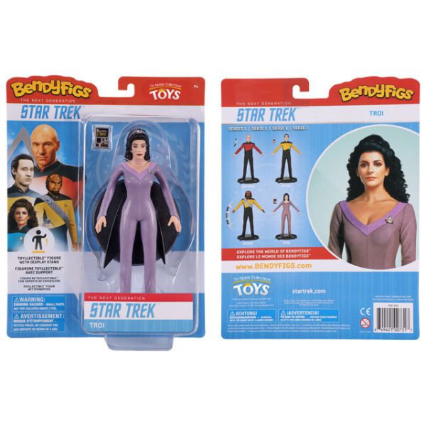 Troi - Bendyfigs Articulated Character - Star Trek The Next Generation